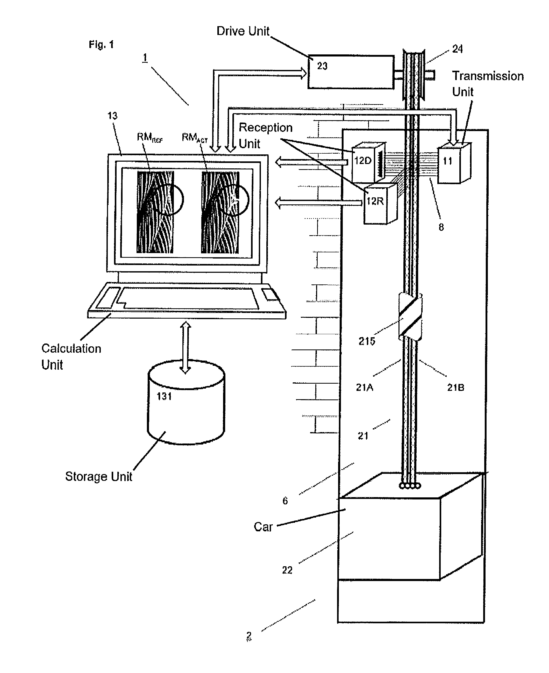 Nondestructive testing of a carrier element of an elevator installation