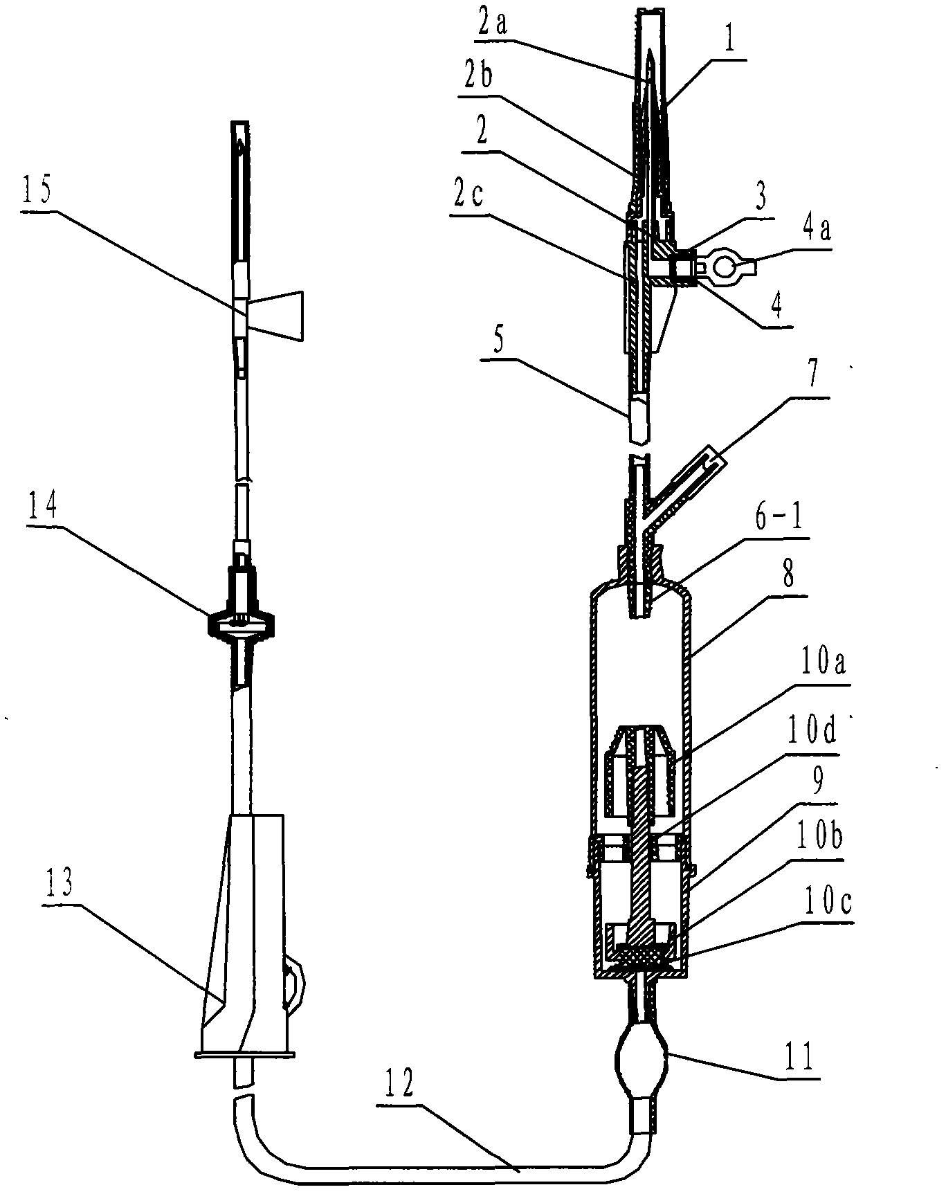 Disposable self-stopping infusion apparatus
