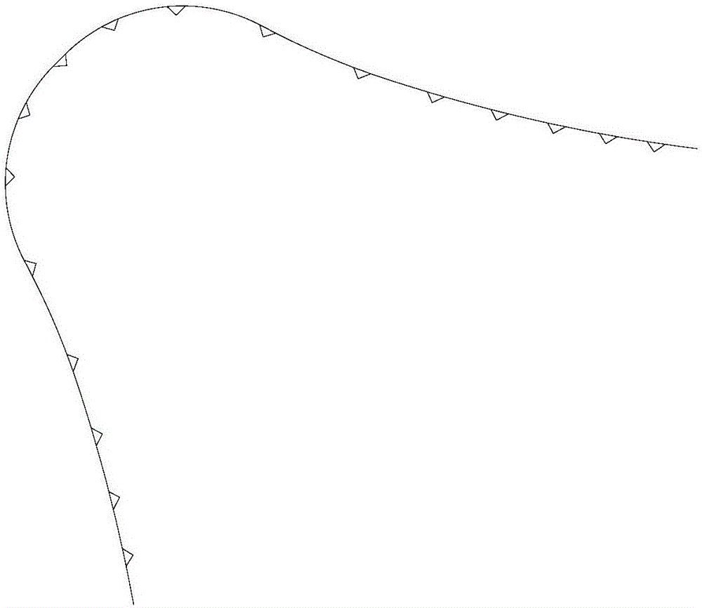 Cycloid rotor pump with unsmooth surfaces