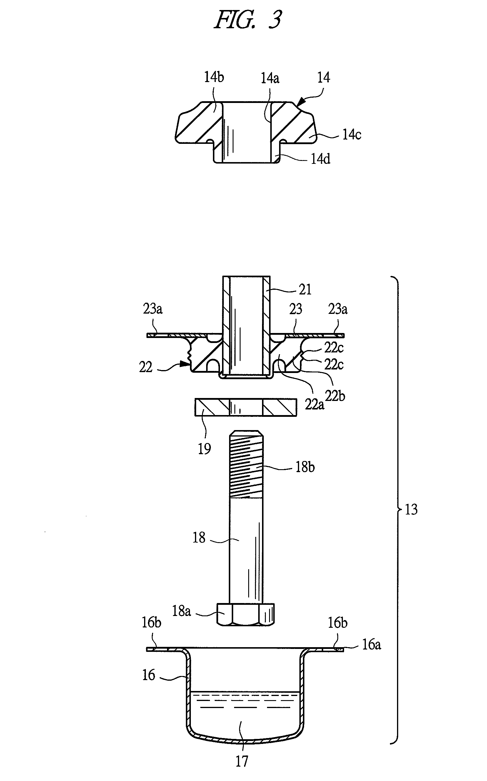 Liquid sealed mount and method of assembling the same