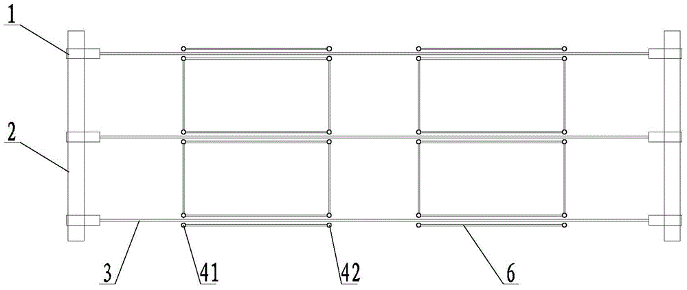 Supporting structure and construction method for arch-rib roof truss sliding construction