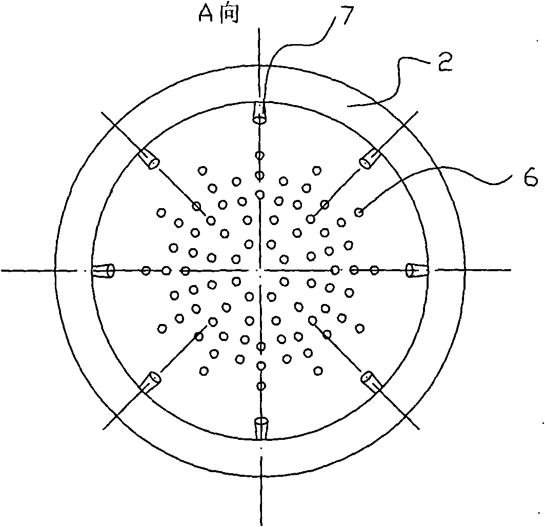 Spinning device for polyester staple fibers for filling