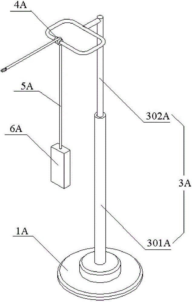 Testing tool and testing method for rigidity of clamp movable positioning mechanism