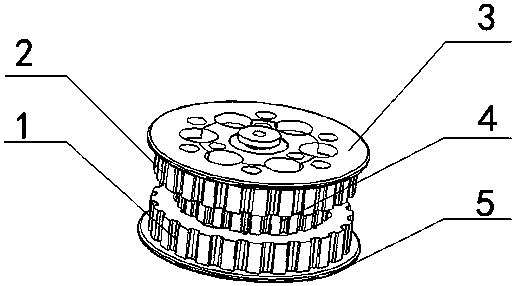 Filter used in sewage treatment device