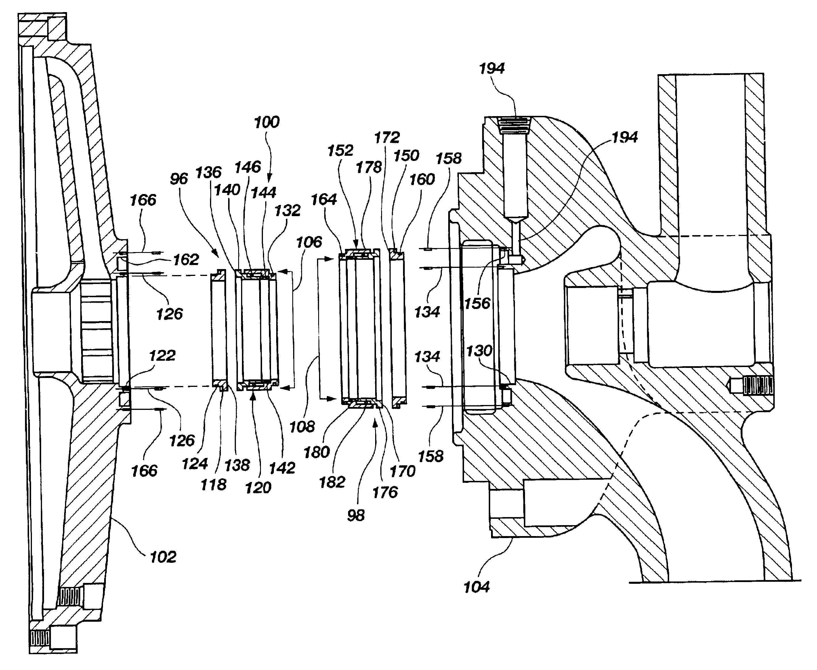 Coaxial seal for a pump