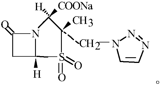 Production method of tazobactam sodium for injection