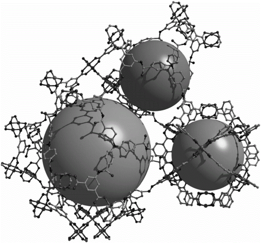 Preparation method and application of triphenylamino metal organic framework compound capable of catalyzing carbon dioxide-epoxy compound cycloaddition