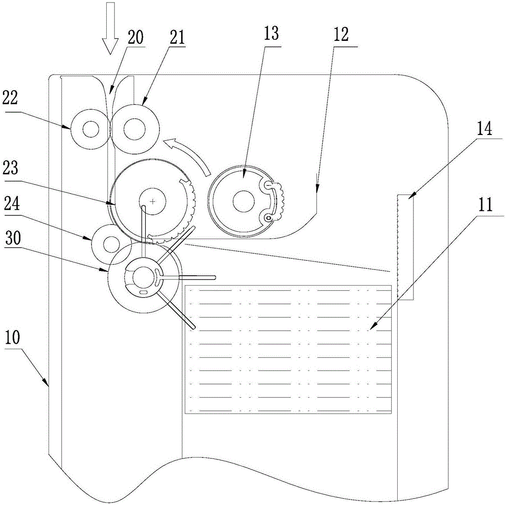 Banknote processing device and processing method
