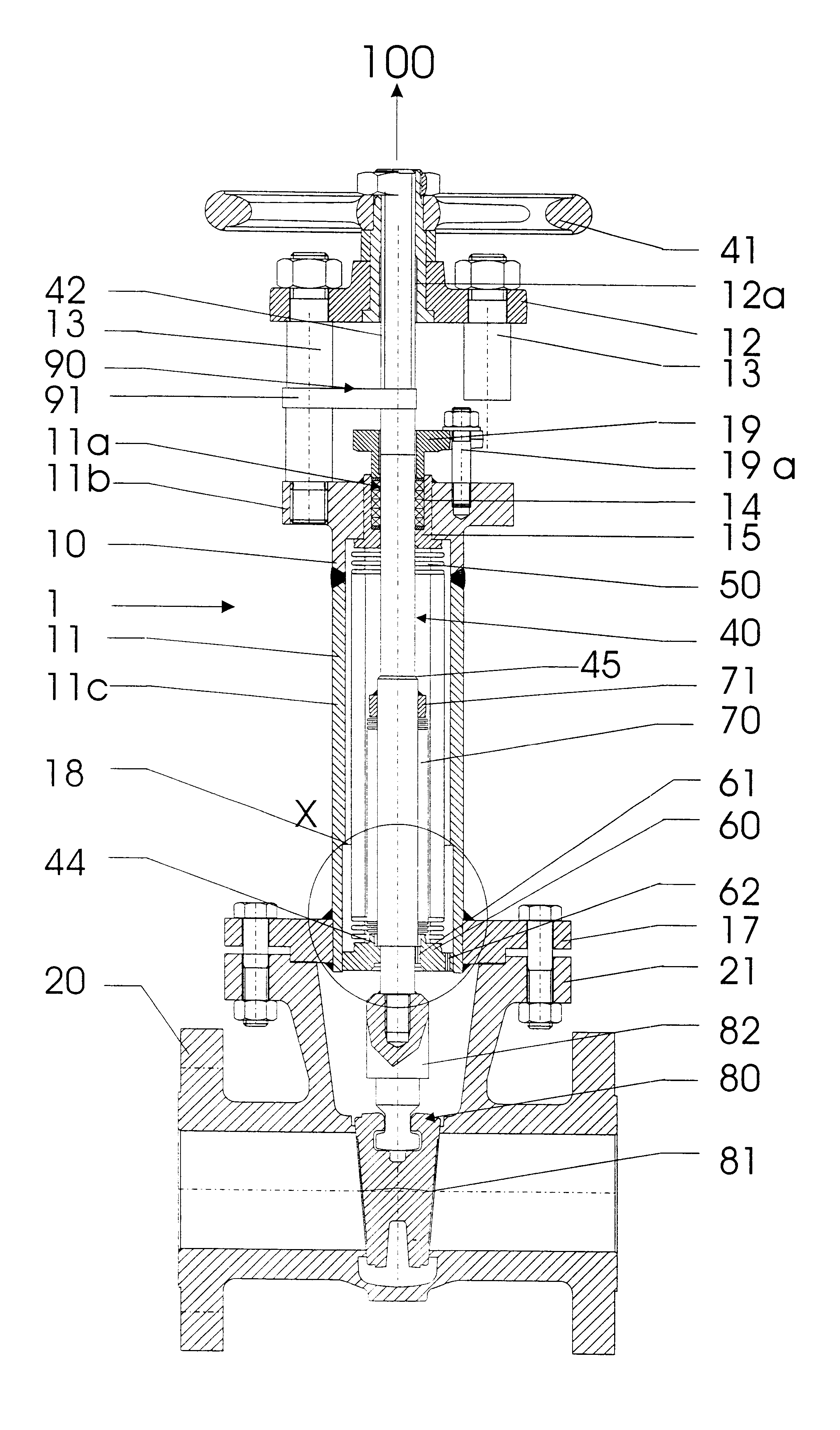 Shut-off device for pipes