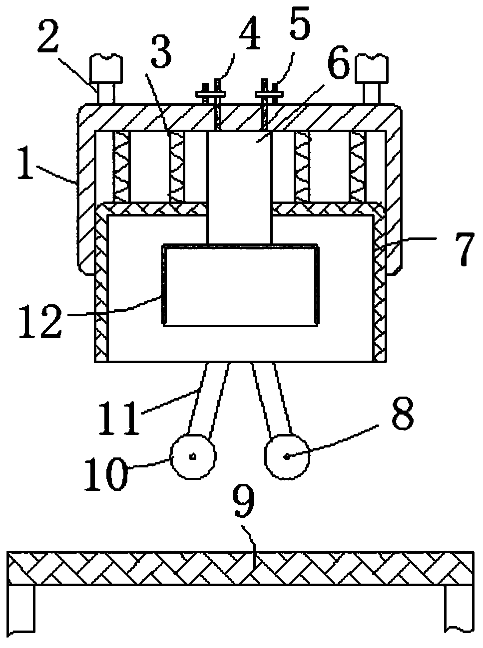 Survival suit fabric precise cutting device