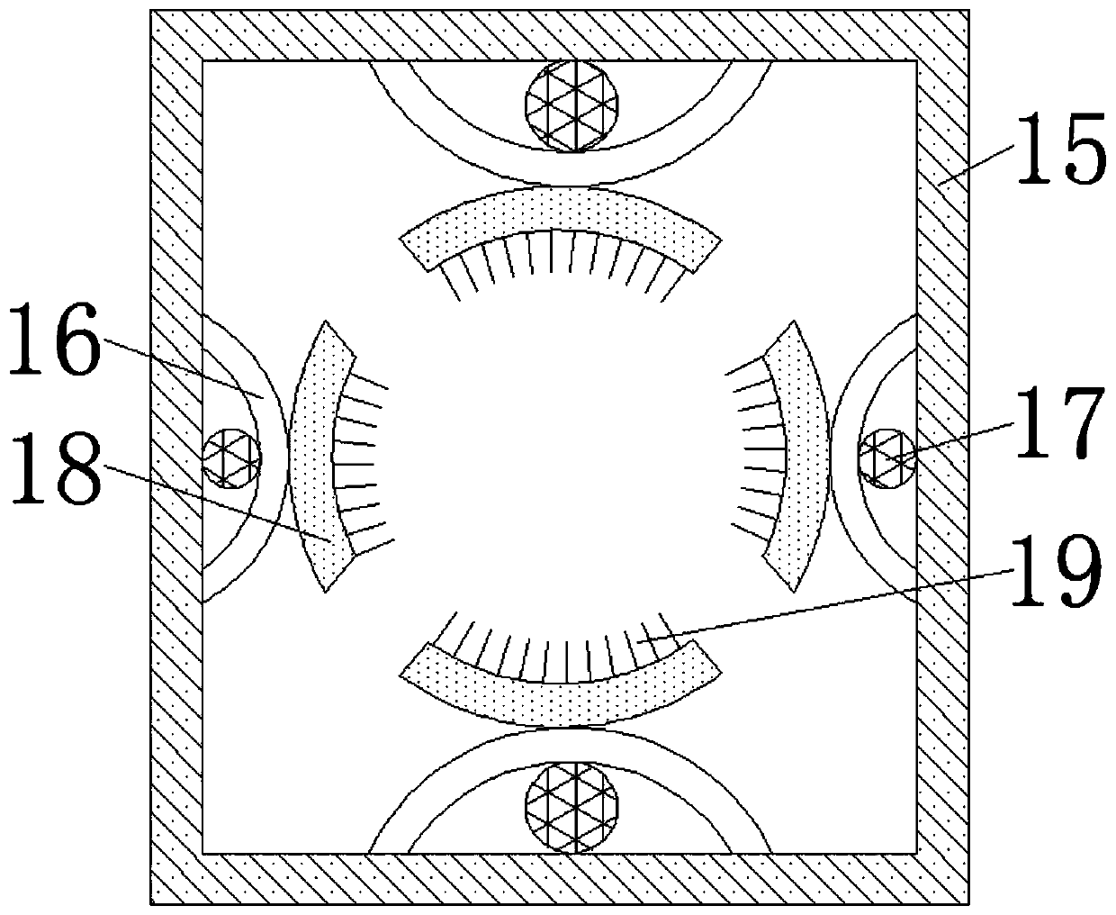 Walnut nondestructive peeling device