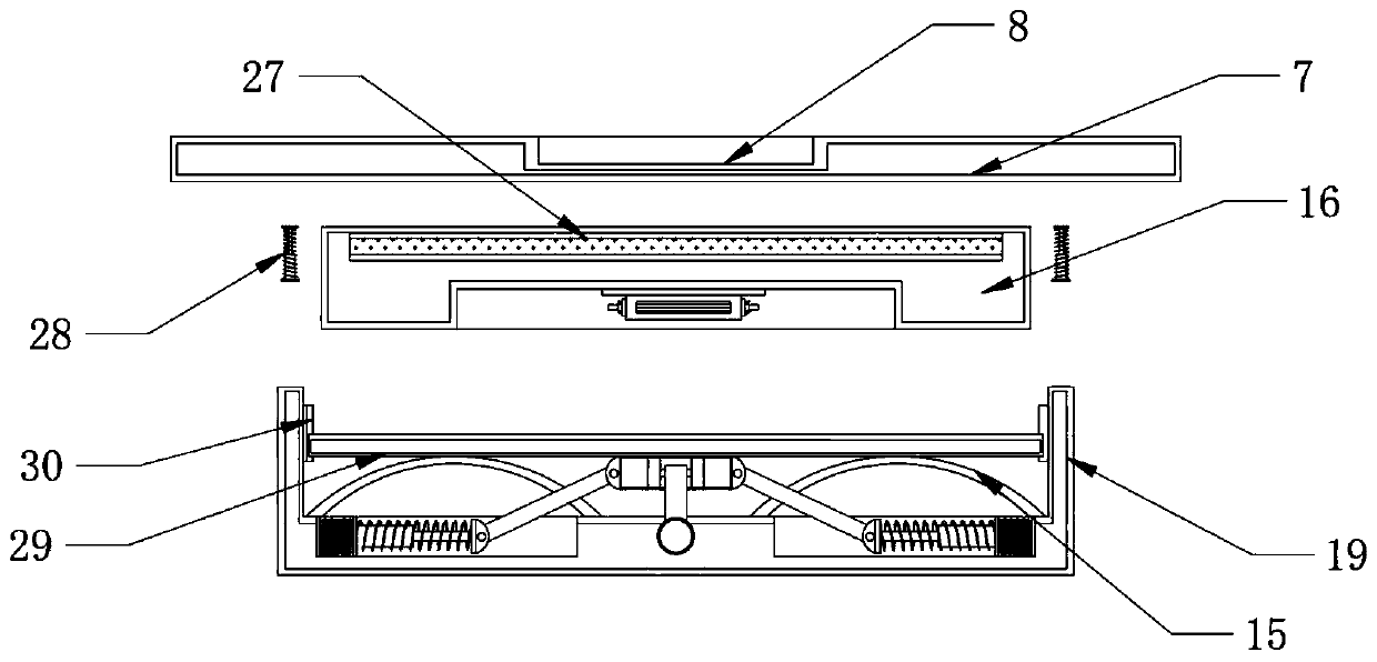 Cast-aluminum rotor die-casting die and die-casting process thereof