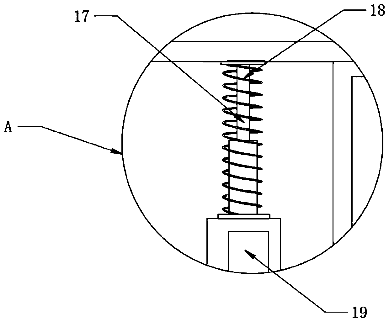 Cast-aluminum rotor die-casting die and die-casting process thereof