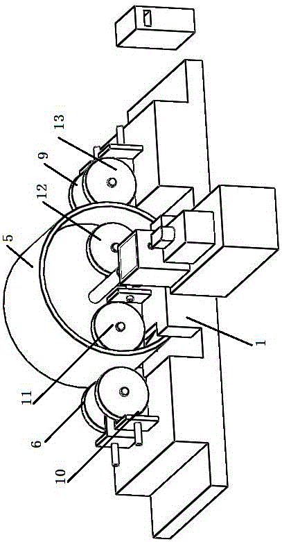 Eight-station tire high-speed durability testing machine