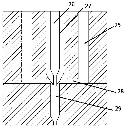 High-efficiency polyolefin/polyester sheath-core composite direct spinning system and method