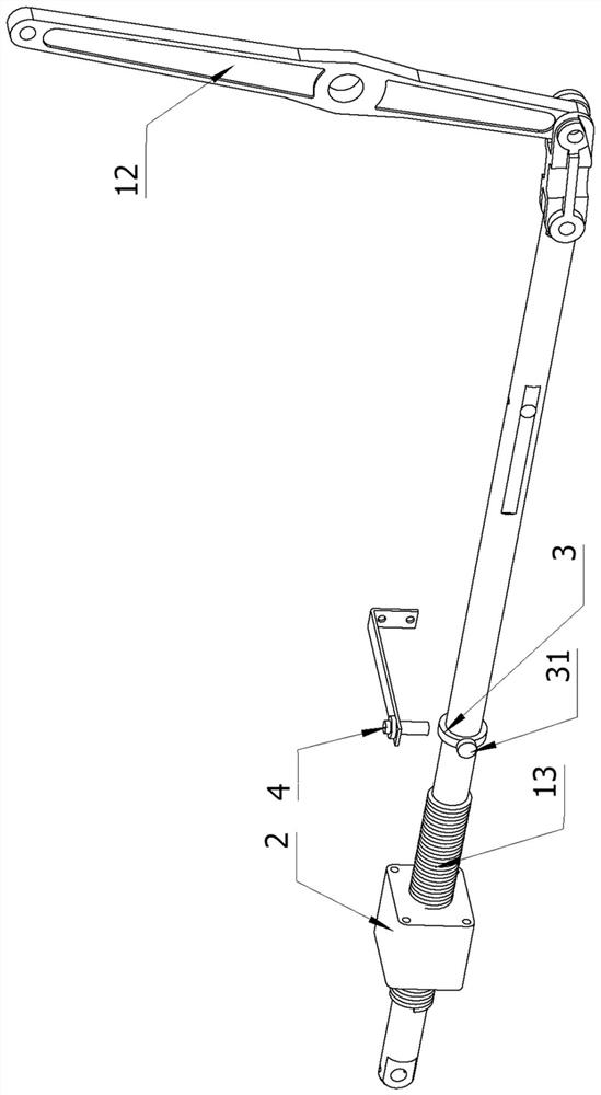 A full-computer glove machine gear shaft control device