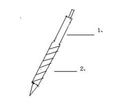 Novel antiskid pen capable of absorbing sweat