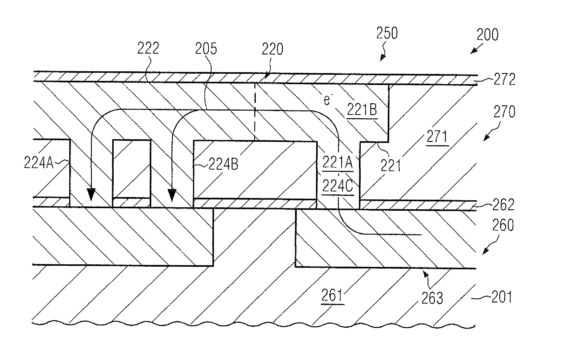 SEMICONDUCTOR DEVICE COMPRISING METAL-BASED eFUSES OF ENHANCED PROGRAMMING EFFICIENCY BY ENHANCING METAL AGGLOMERATION AND/OR VOIDING