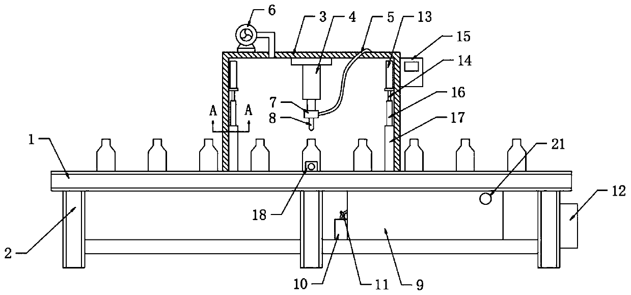 Single-station high-pressure water filling production line