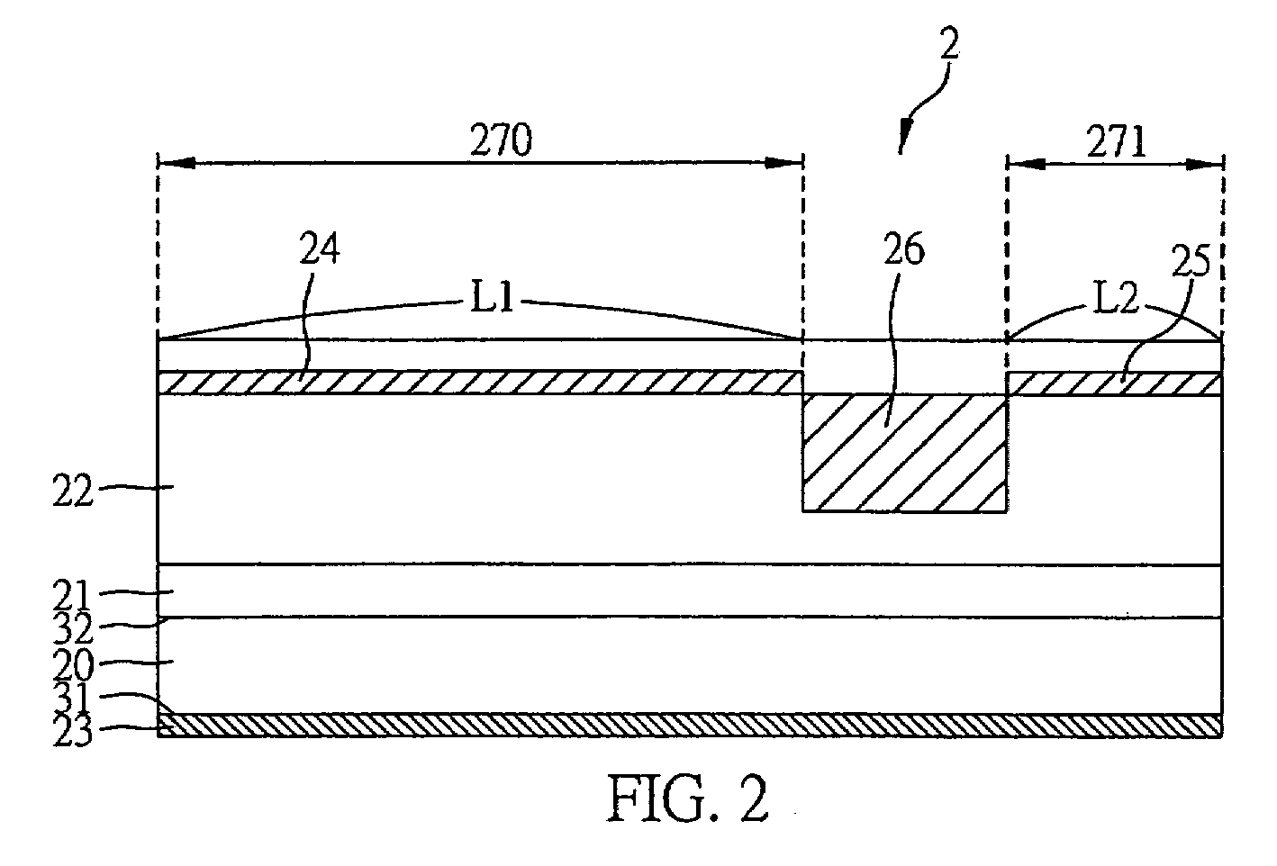 Semiconductor laser device having an insulation region