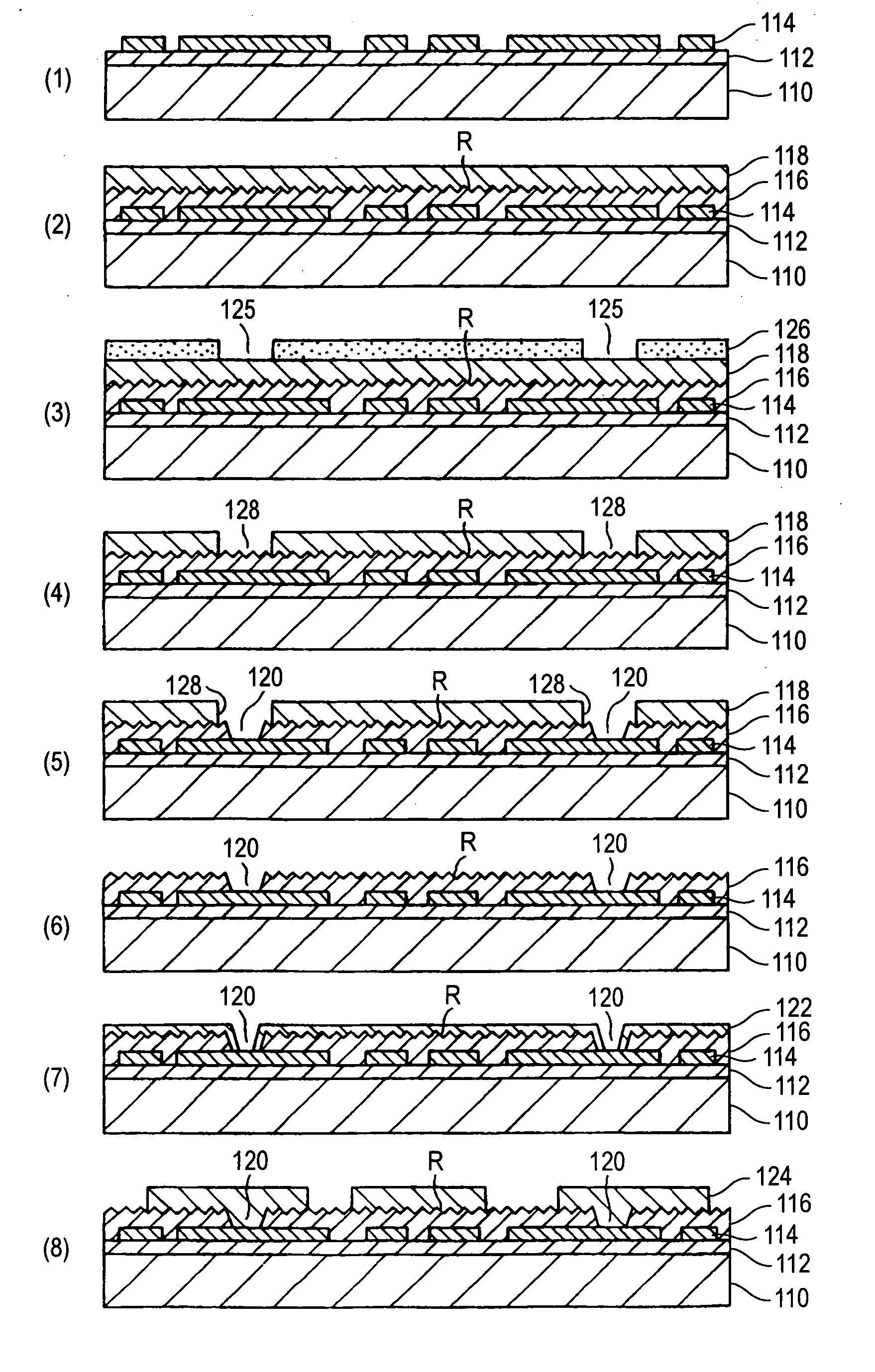 Method for forming wiring on insulating resin layer