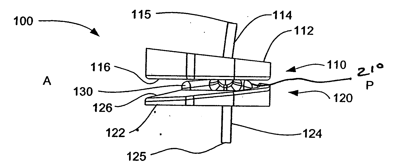 Method of laterally inserting an artificial vertebral disk replacement implant with crossbar spacer