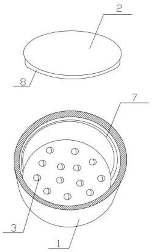 Sachet applied to intelligent electronic aroma diffuser and implementation method thereof