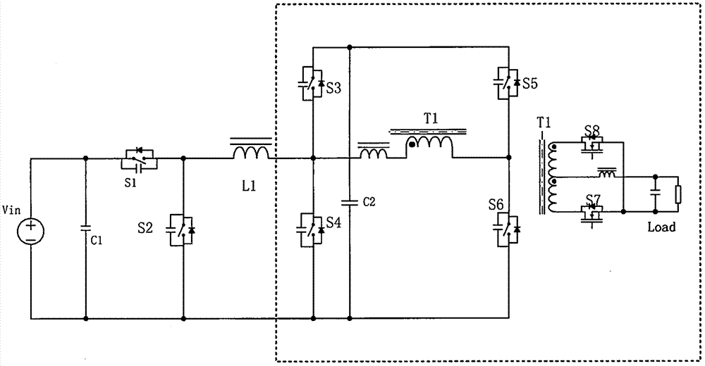 Novel wide-range input power converting circuit