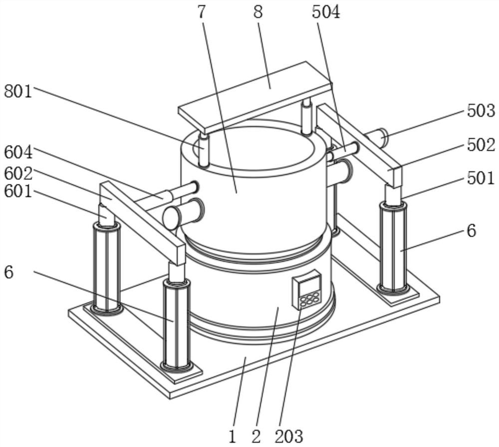 Volumetric flask solution mixing device for food inspection