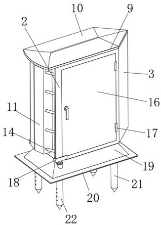 A multifunctional communication optical cable connection box