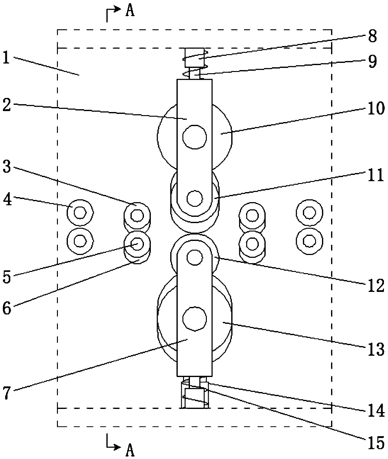 Production method of continuous hot-galvanized embossed plate