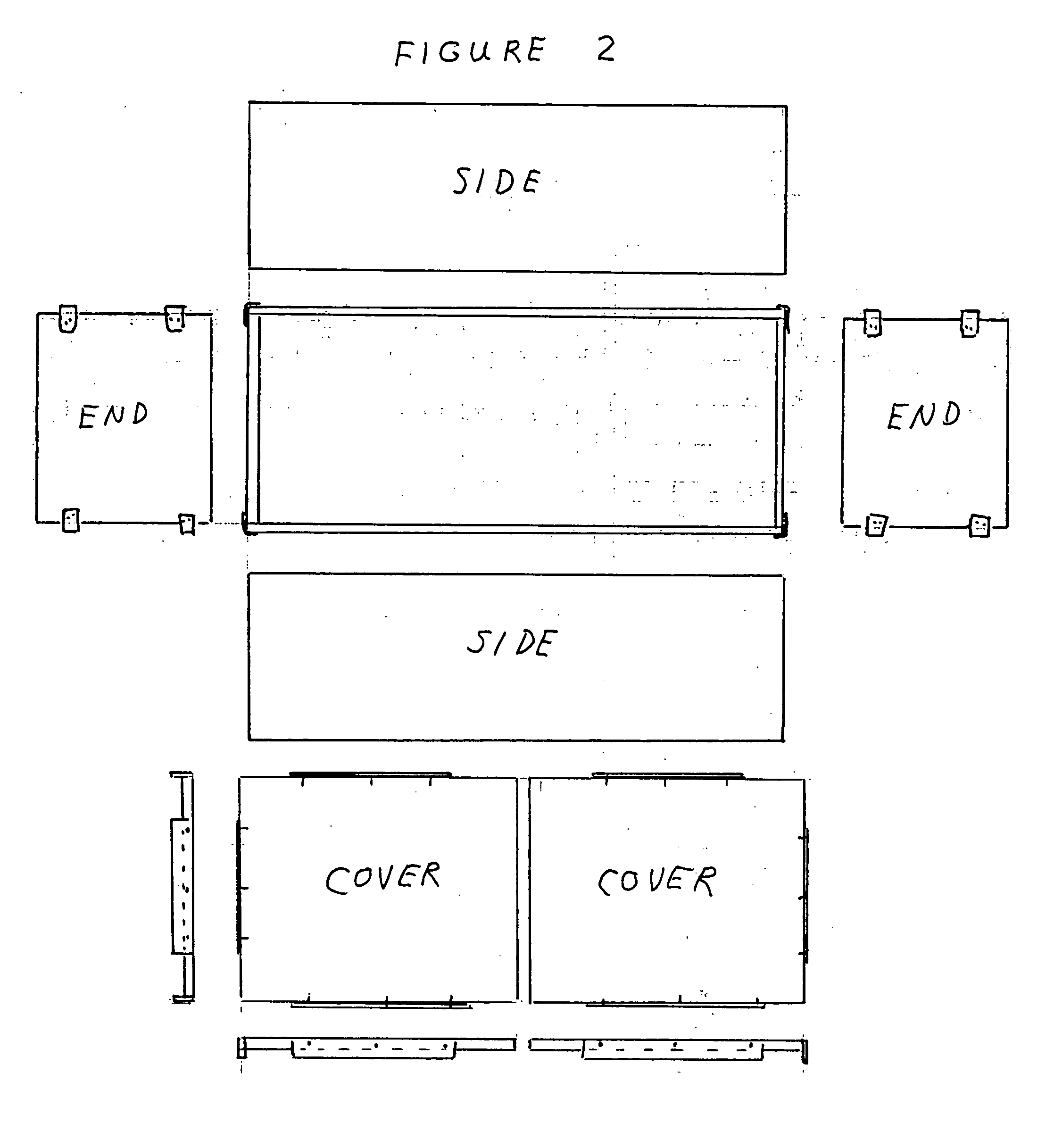 Sectional grave liner