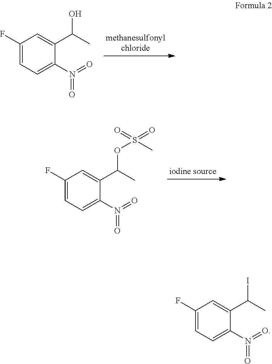 Method for preparing 2-ethyl-4-fluoro-1-nitrobenzene