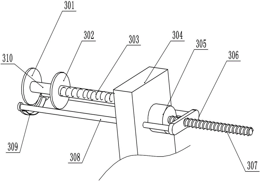 Automatic opening device for packaging convenient bag