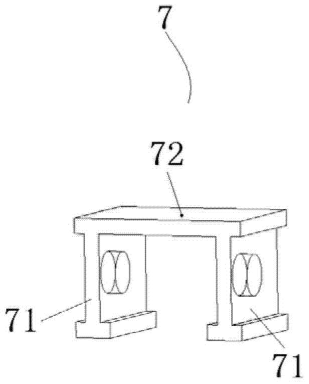 Bridge inspection vehicle traveling mechanism and bridge inspection vehicle