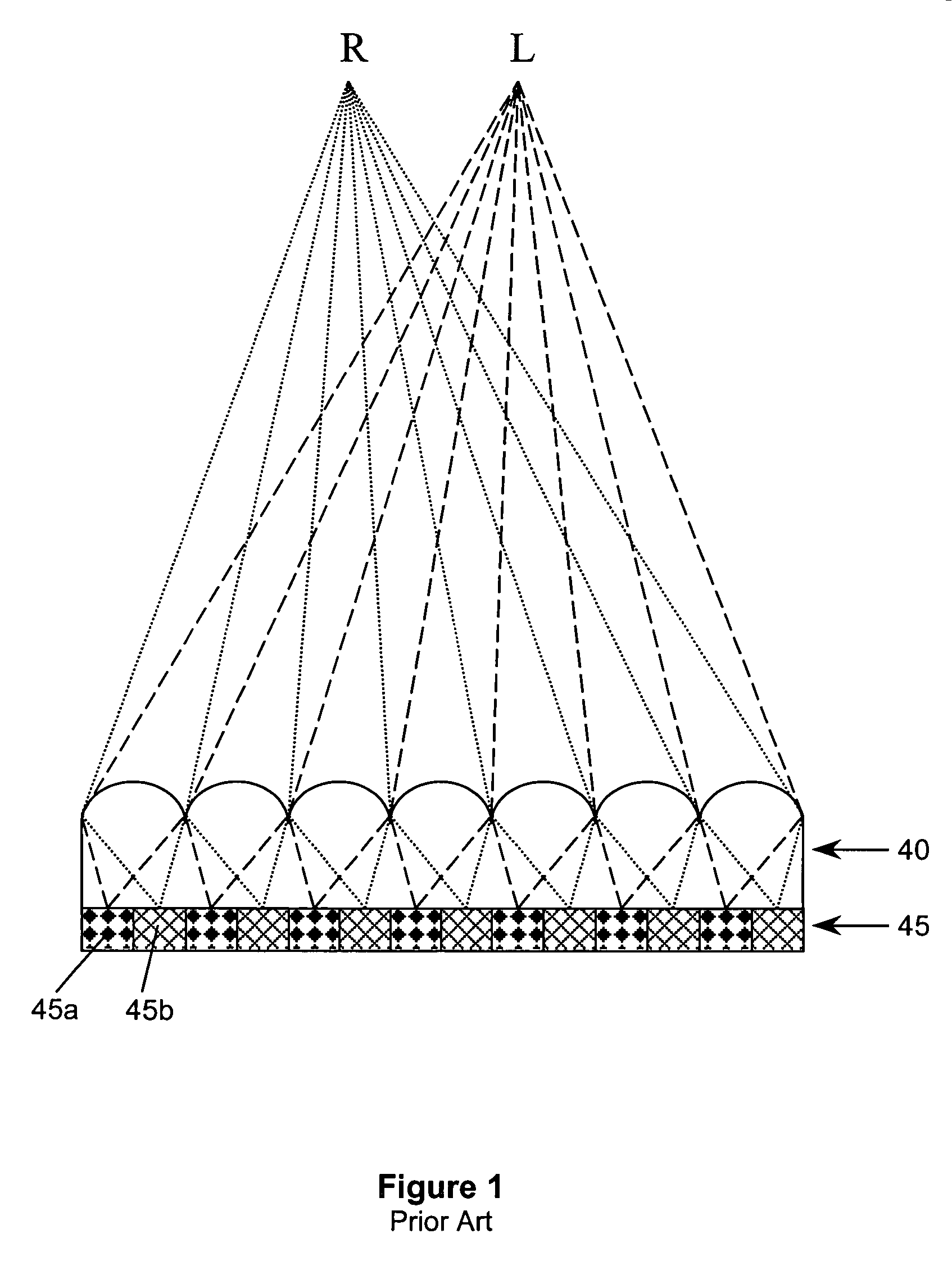 Fiber-based displays containing lenses and methods of making same