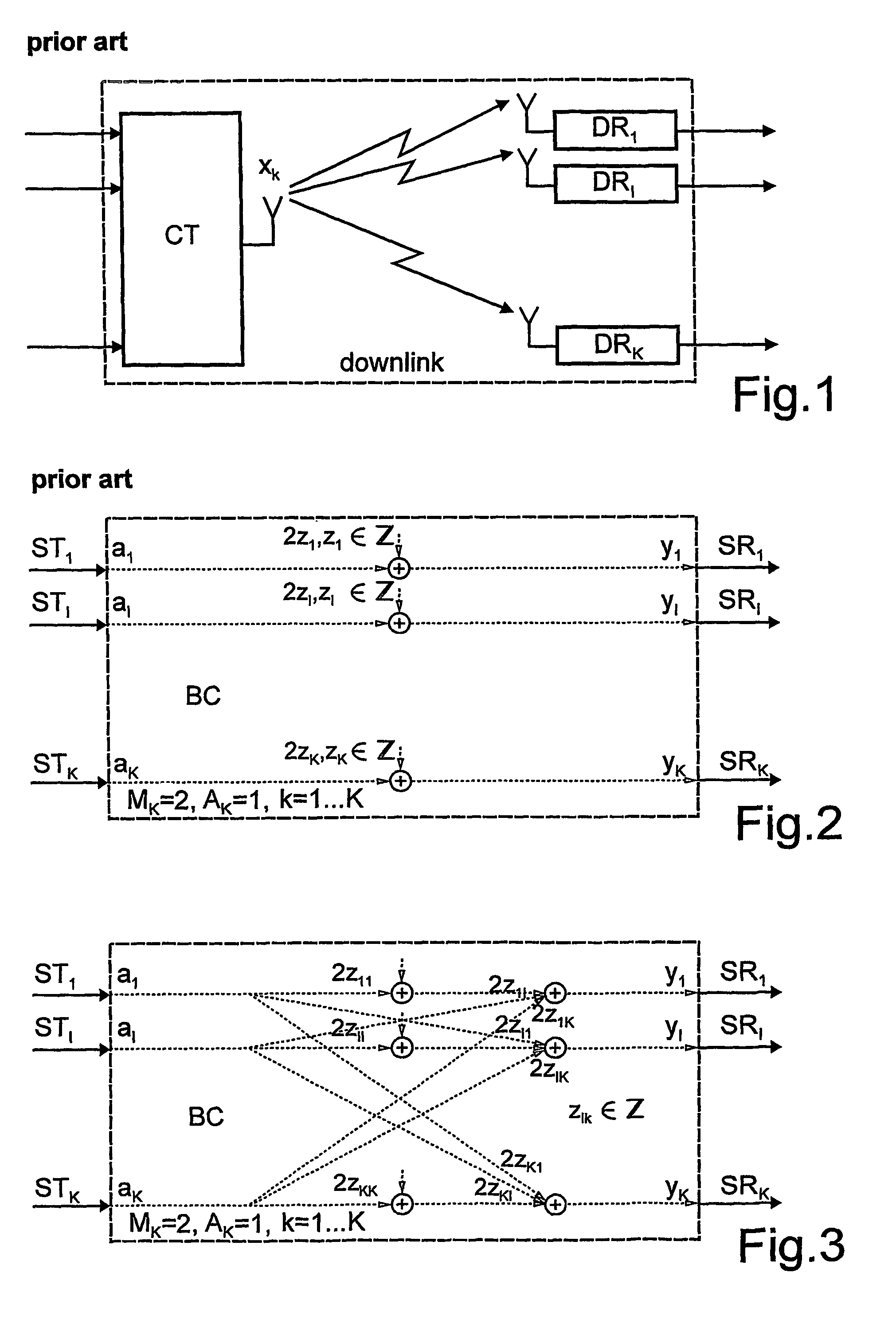 Nonlinear precoding method for a digital broadcast channel