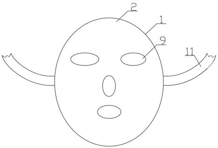 Traditional Chinese medicine mask and use method thereof