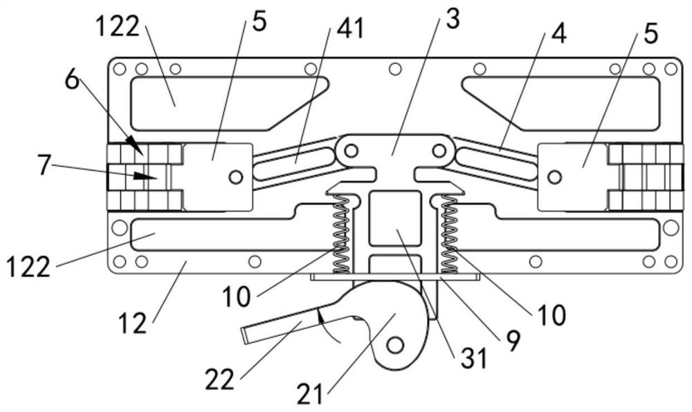 Manual positioning and clamping device