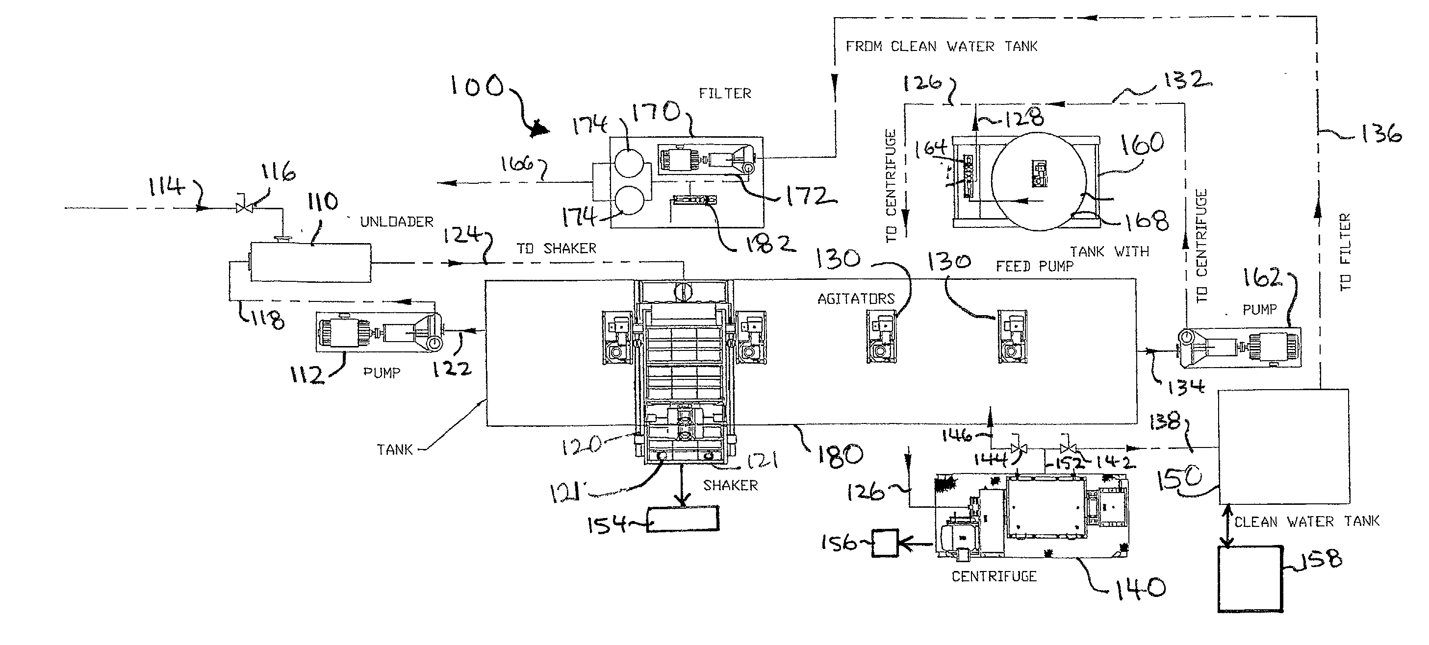 Concrete grindings reclamation system