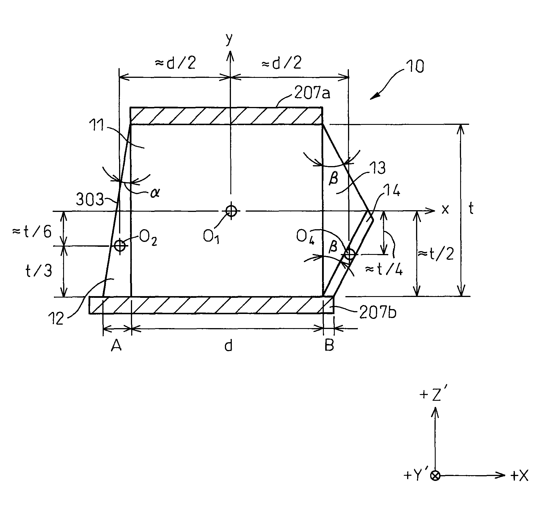 Crystal oscillator piece and method for manufacturing the same