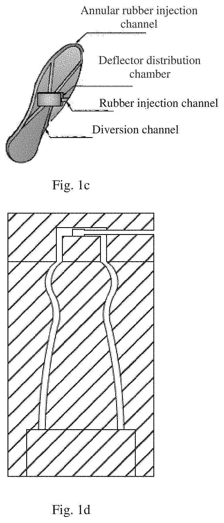 Rubber injection guide plate, vulcanized rubber boot and transfer molding mold, manufacturing equipment and manufacturing method thereof