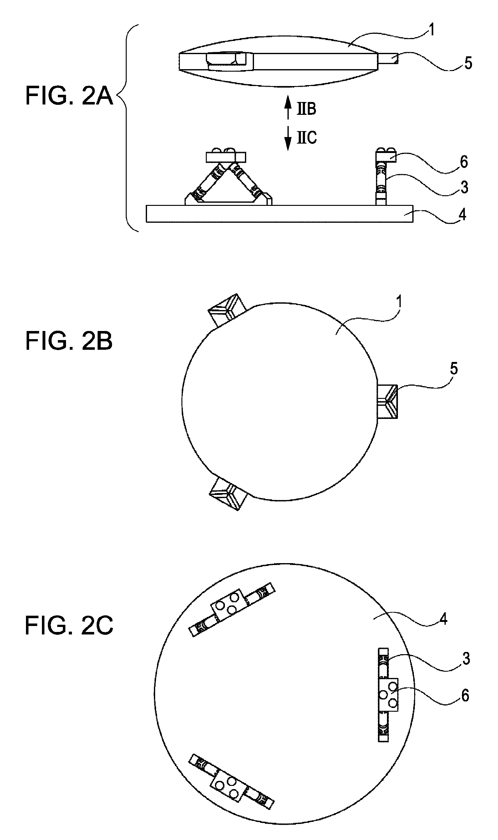 Holding apparatus for holding optical element above a base, exposure apparatus including the holding apparatus, and device manufacturing method using the exposure apparatus