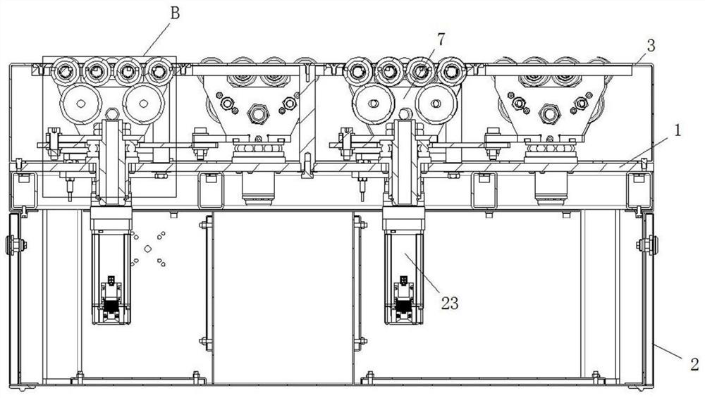 Swing structure and balance wheel sorting machine applying same