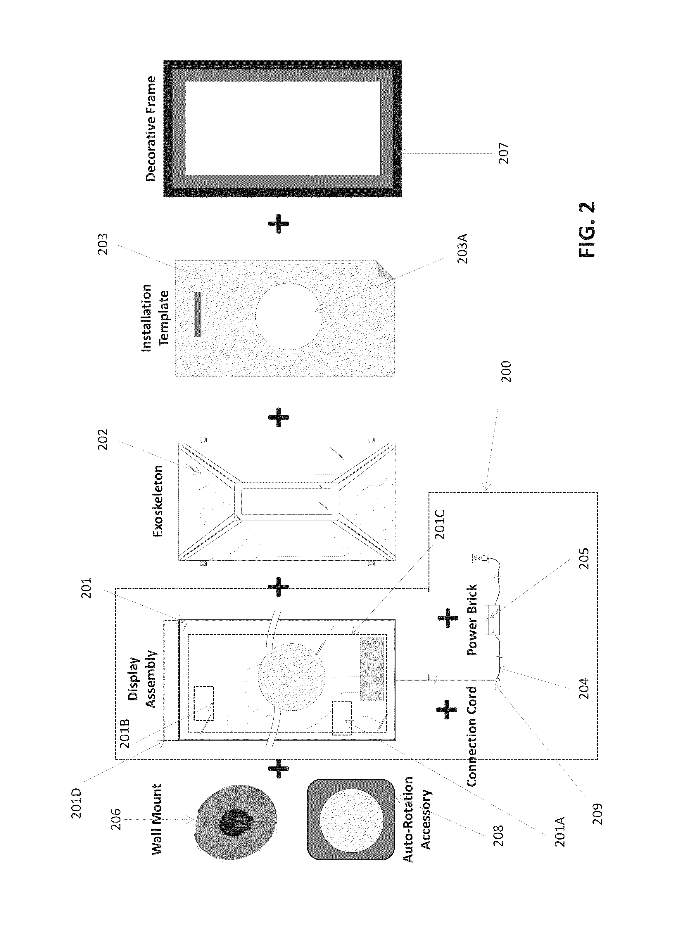 Case for a Display Device Displaying Digital Imaging