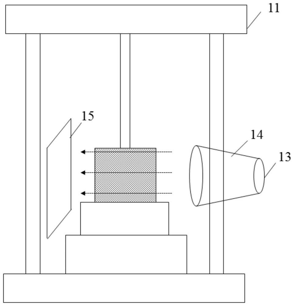 Natural gas hydrate reservoir true triaxial hydraulic fracturing simulation test device and method