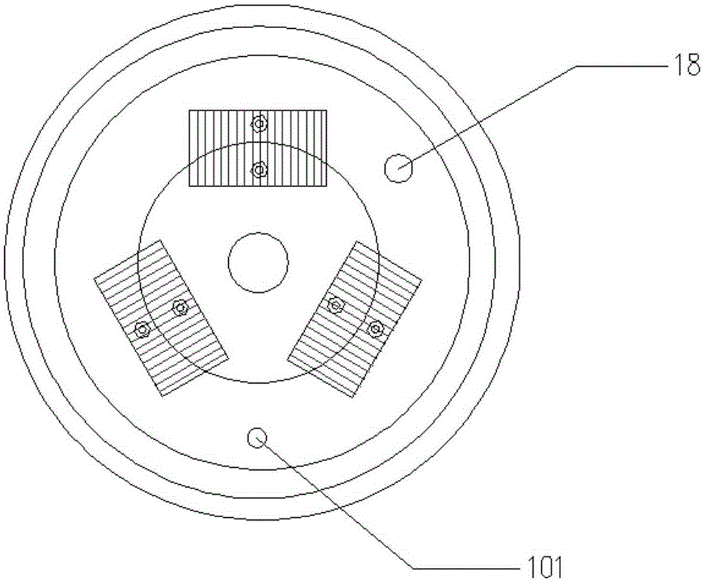 A stirring type fluorination electrolytic cell