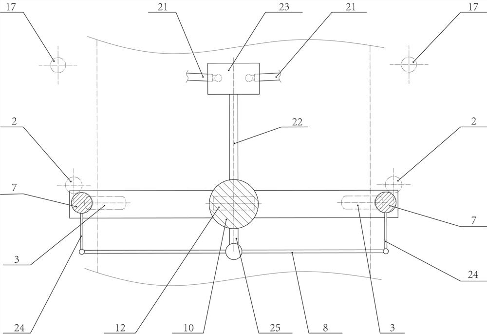 Belt automatic deviation adjustment device