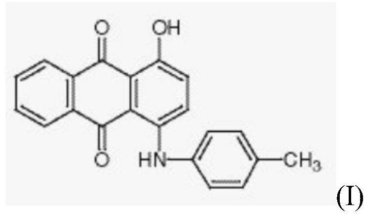 Plastic colorant purple B and preparation method thereof