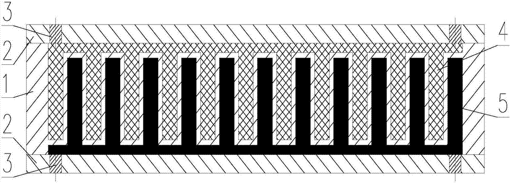 Quick thermal response composite phase change heat reservoir and preparation method thereof